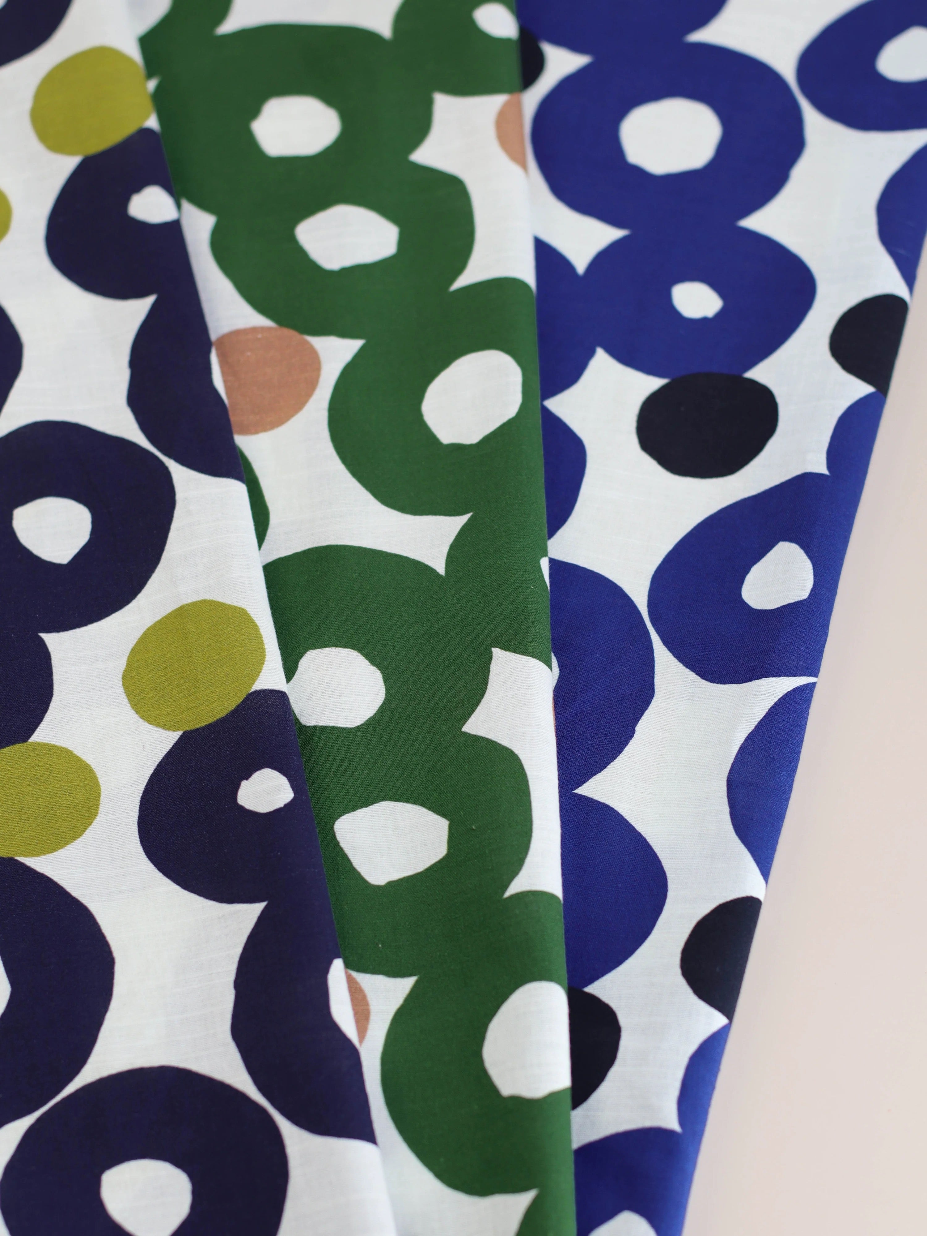 END OF APRIL DELIVERY Mind The MAKER - Roundabout Linen Cotton in Cobalt Night