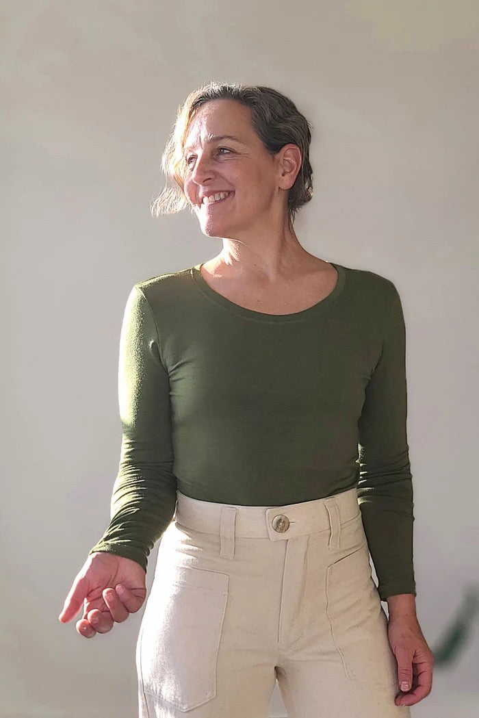 Sewing Kit - The Skyline Tee in Essential Chic Cotton Jersey - Multiple Colours