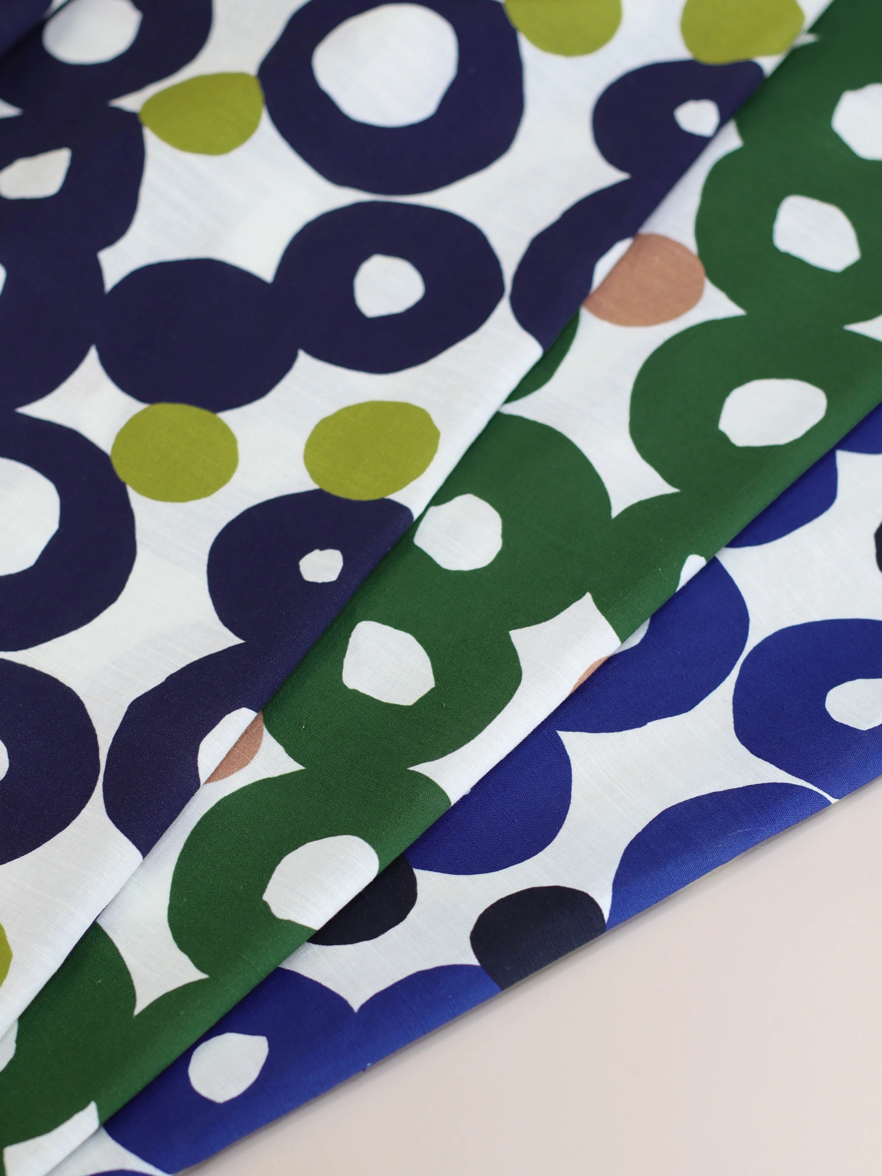 END OF APRIL DELIVERY Mind The MAKER - Roundabout Linen Cotton in Cobalt Night