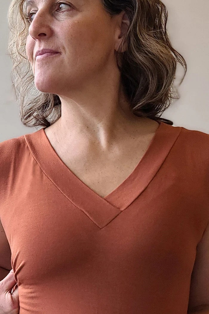 Sewing Kit - The Skyline Tee in Essential Chic Cotton Jersey - Multiple Colours