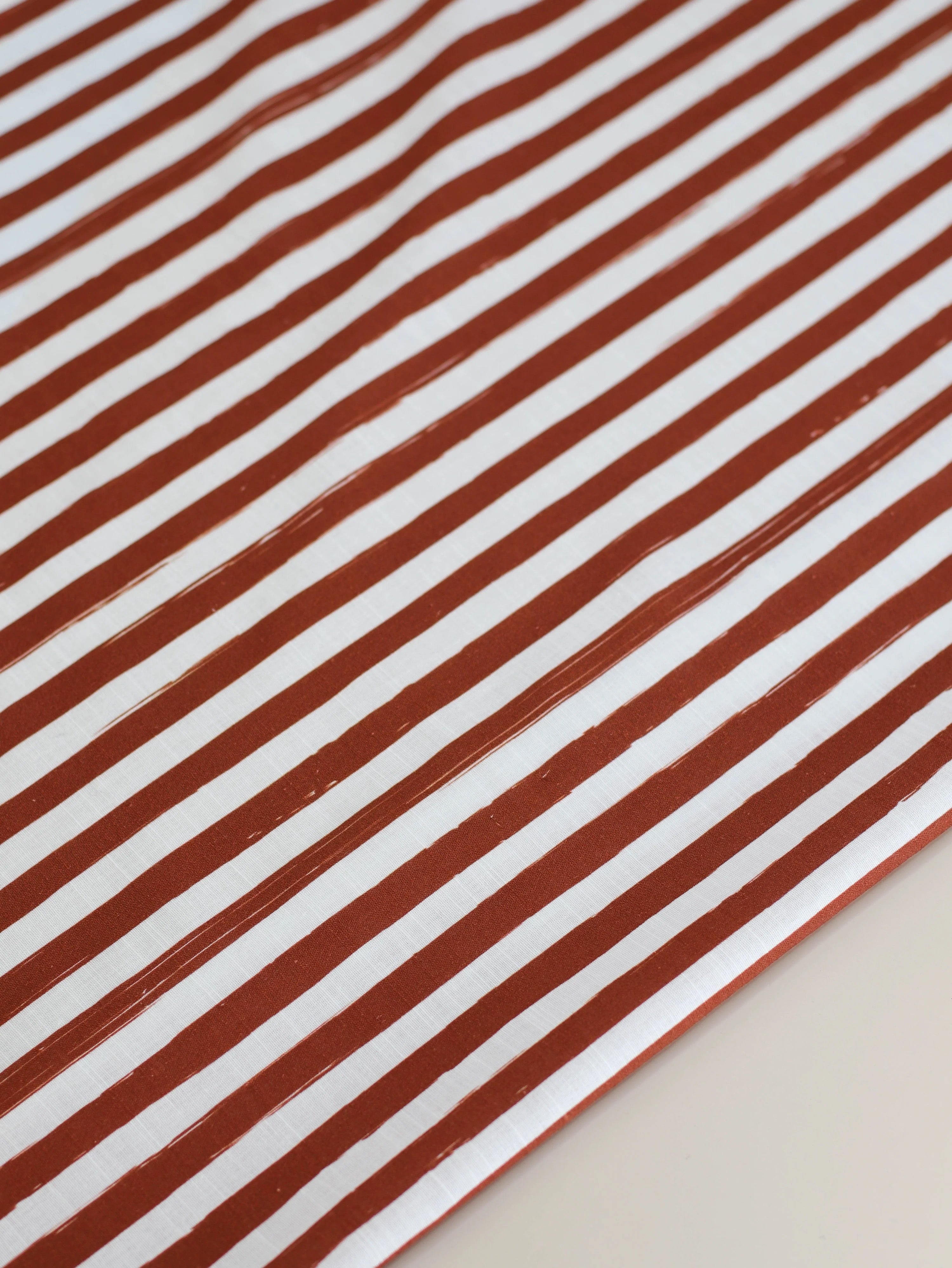 Mind The MAKER - Lined Up Linen Cotton in Sienna
