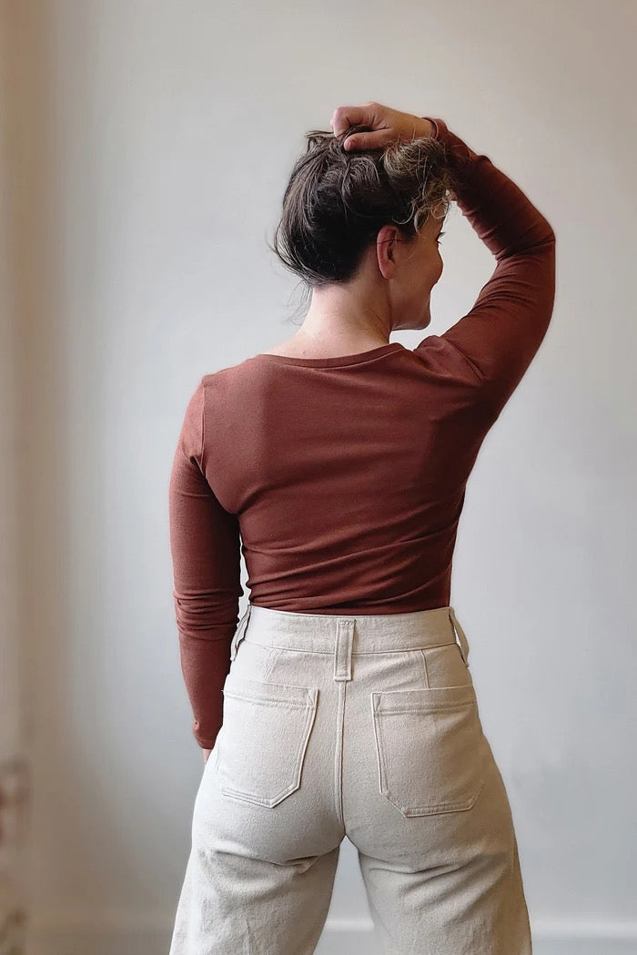 Sewing Kit - The Skyline Tee in Essential Chic Cotton Jersey - Multiple Colours