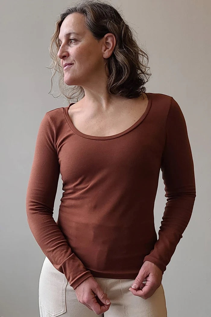 Sewing Kit - The Skyline Tee in Essential Chic Cotton Jersey - Multiple Colours