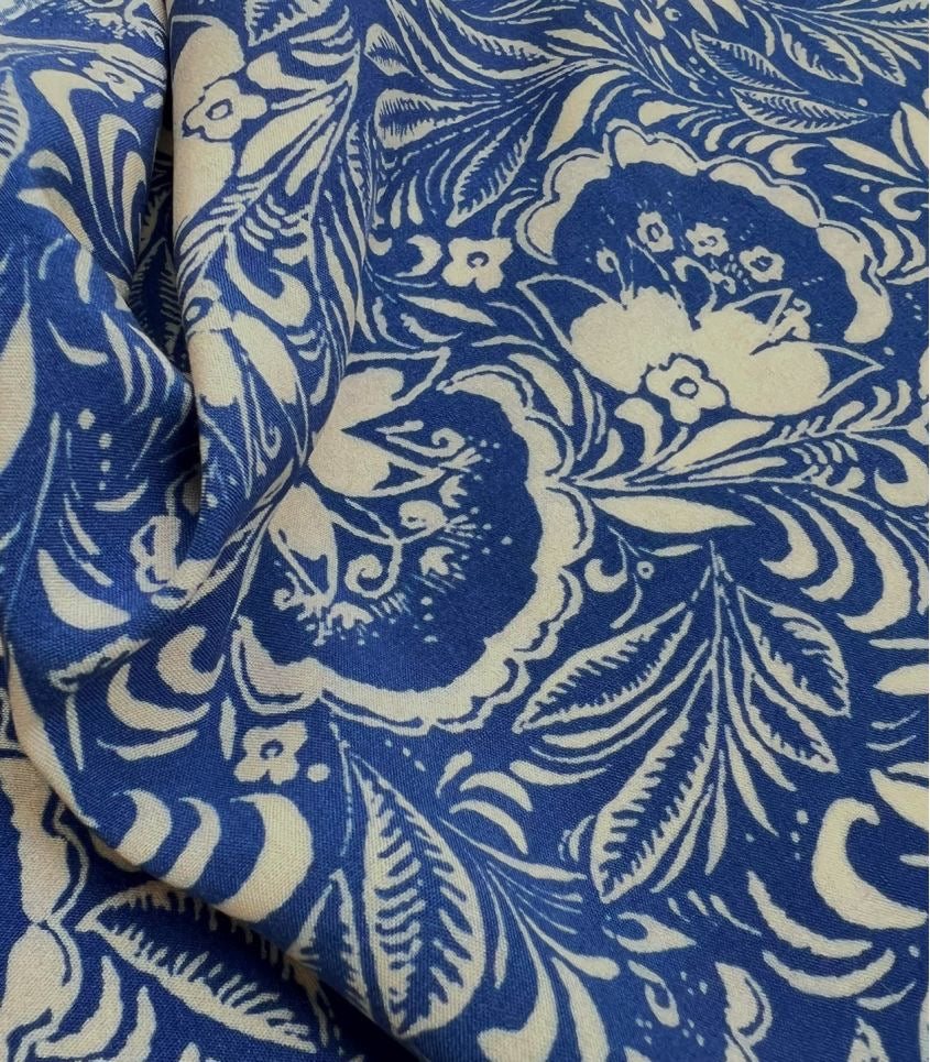 Cousette - Maarinsky in Azure Blue Viscose Fabric