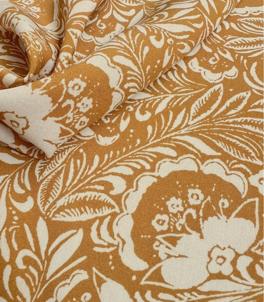 Cousette - Maarinsky in Ochre Yellow Viscose Fabric