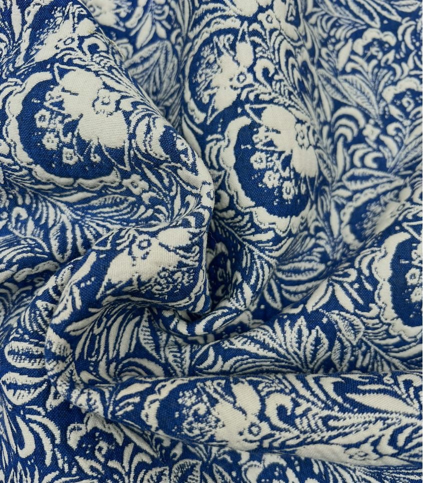 Cousette - Maarinsky Azure Blue Jacquard Fabric