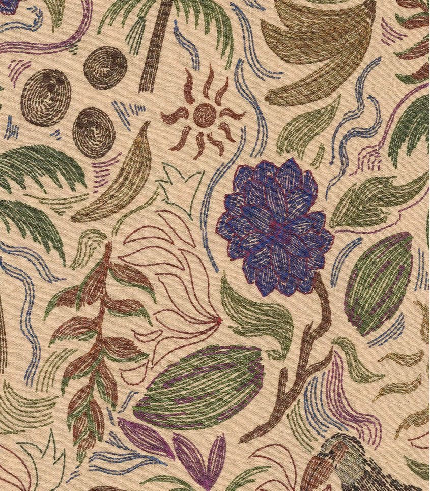 Cousette - Tropical Viscose Crepe Fabric