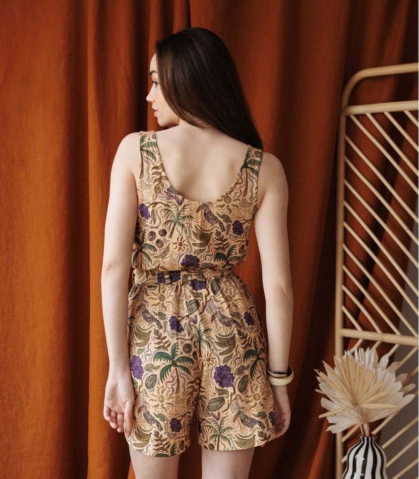 Cousette - Tropical Viscose Crepe Fabric