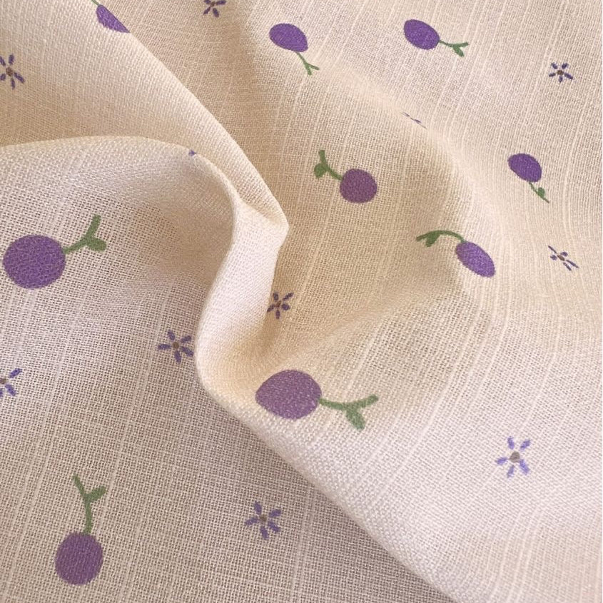 Cousette - Prunette Cotton Viscose Fabric
