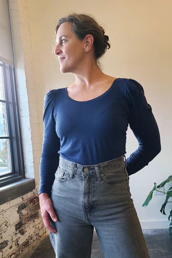 Sewing Kit - The Skyline Tee in Essential Chic Cotton Jersey - Multiple Colours