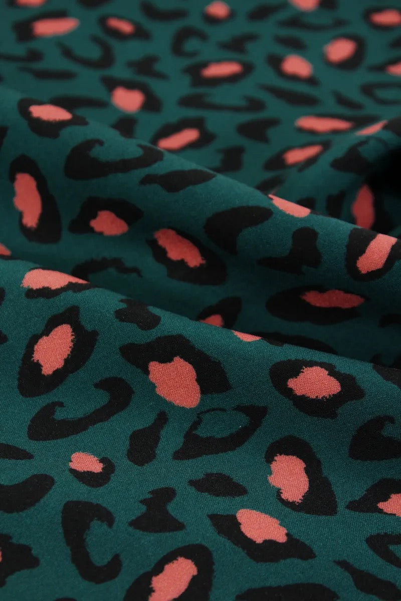 Églantine & Zoé - Bagheera in Dark Lagoon Viscose Fabric