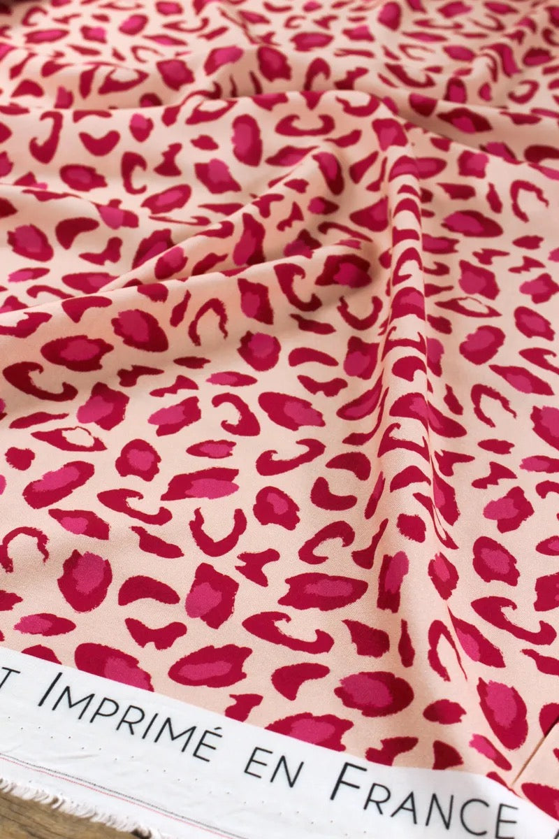 Églantine & Zoé - Bagheera in Pomegranate Red Viscose Fabric