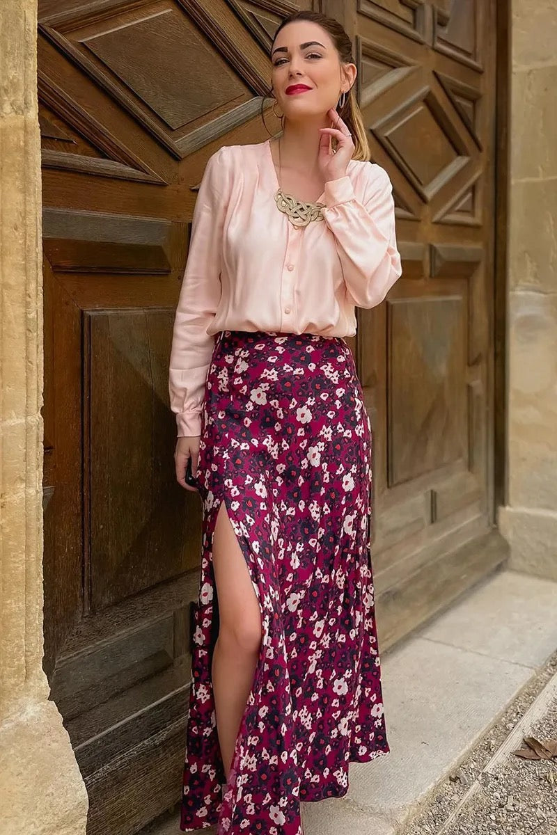 Églantine & Zoé - Nude Viscose Crepe Fabric