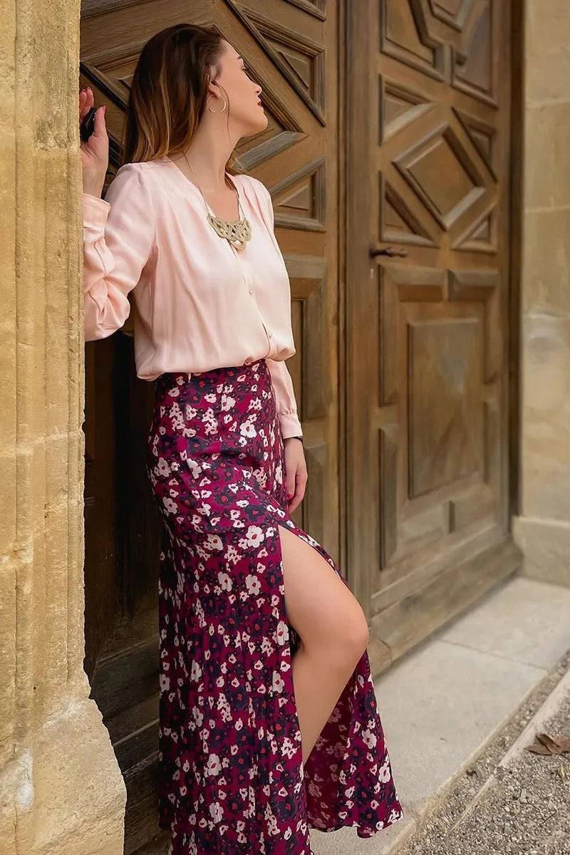 Églantine & Zoé - Nude Viscose Crepe Fabric