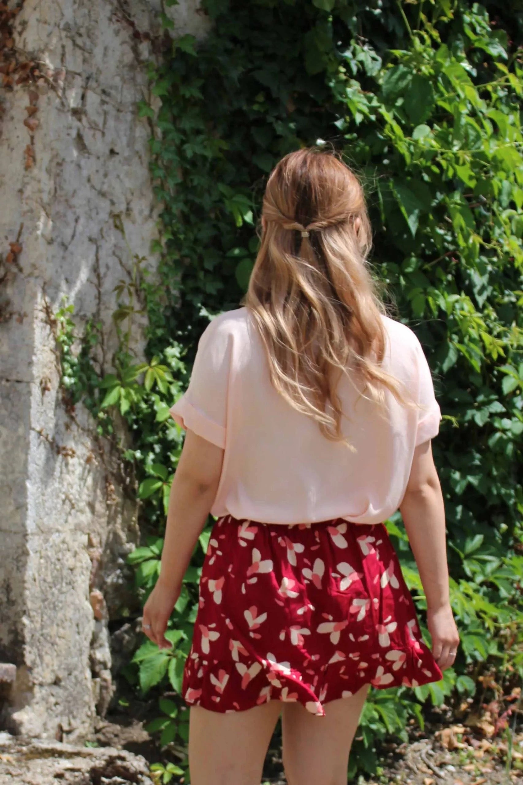 Églantine & Zoé - Nude Viscose Crepe Fabric