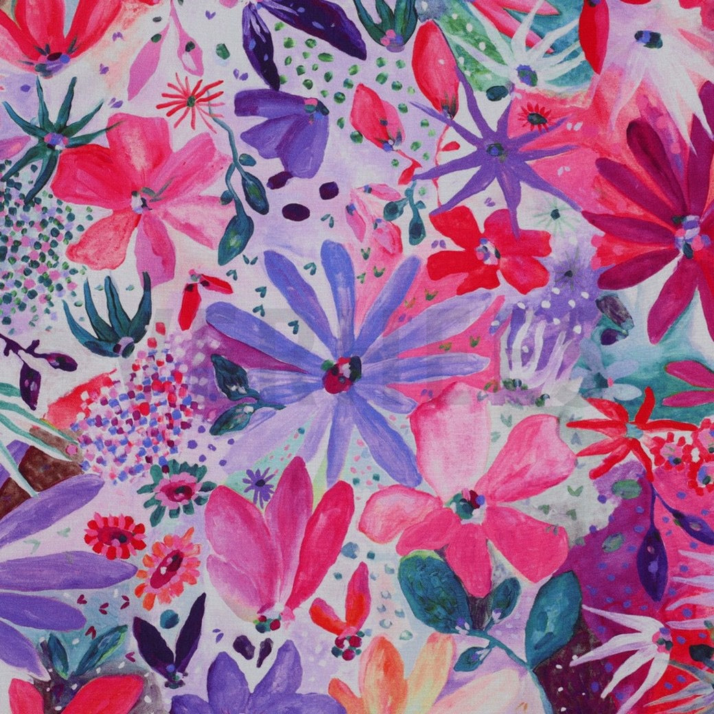 REMNANT 0.47 Metre - Nerida Hansen - Soiree Pink Viscose with LENZING™ ECOVERO™ fibres
