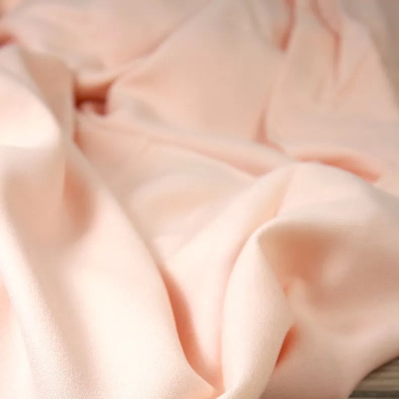 Églantine & Zoé - Nude Viscose Crepe Fabric