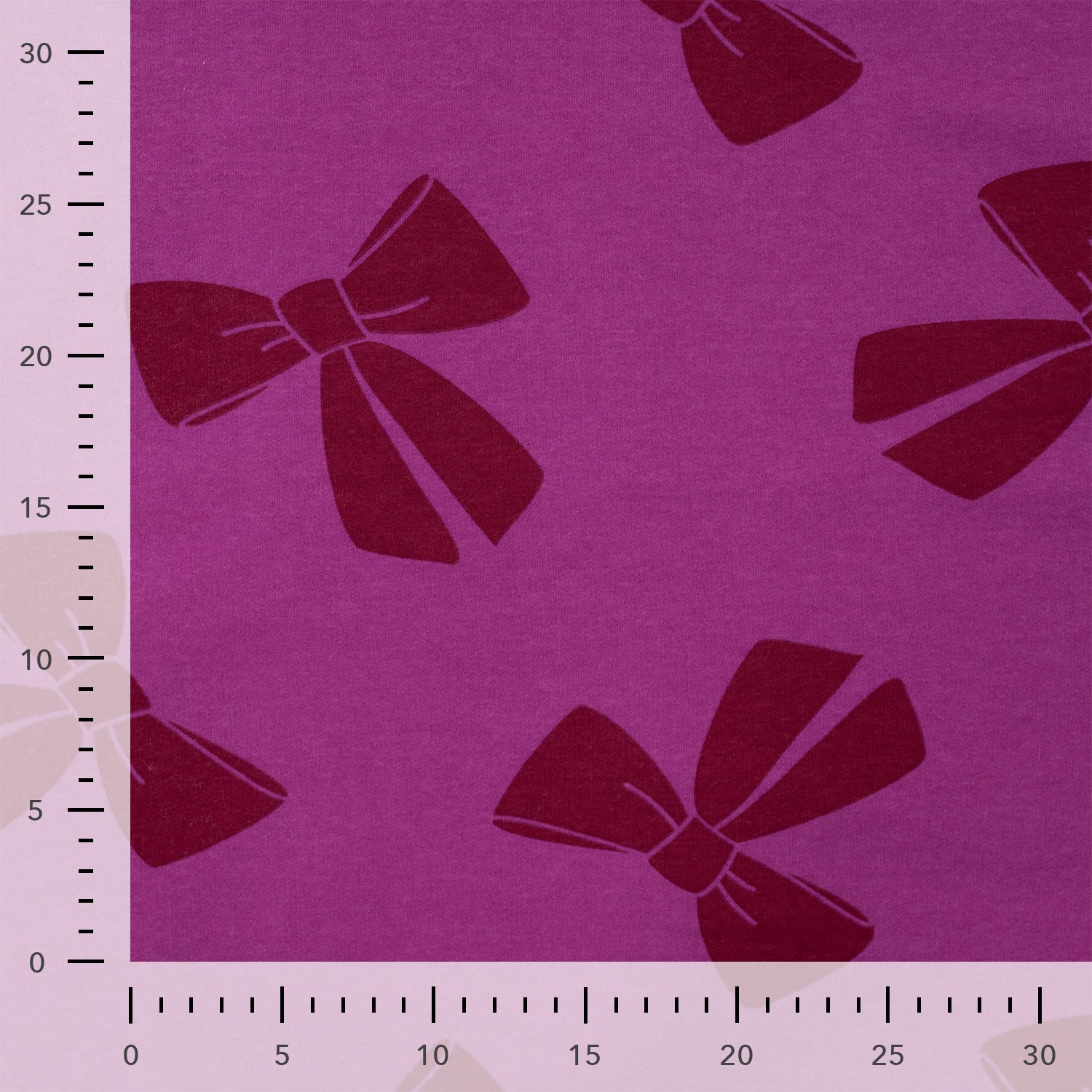 Bows Fleecy Jogging Sweat-shirting Fabric