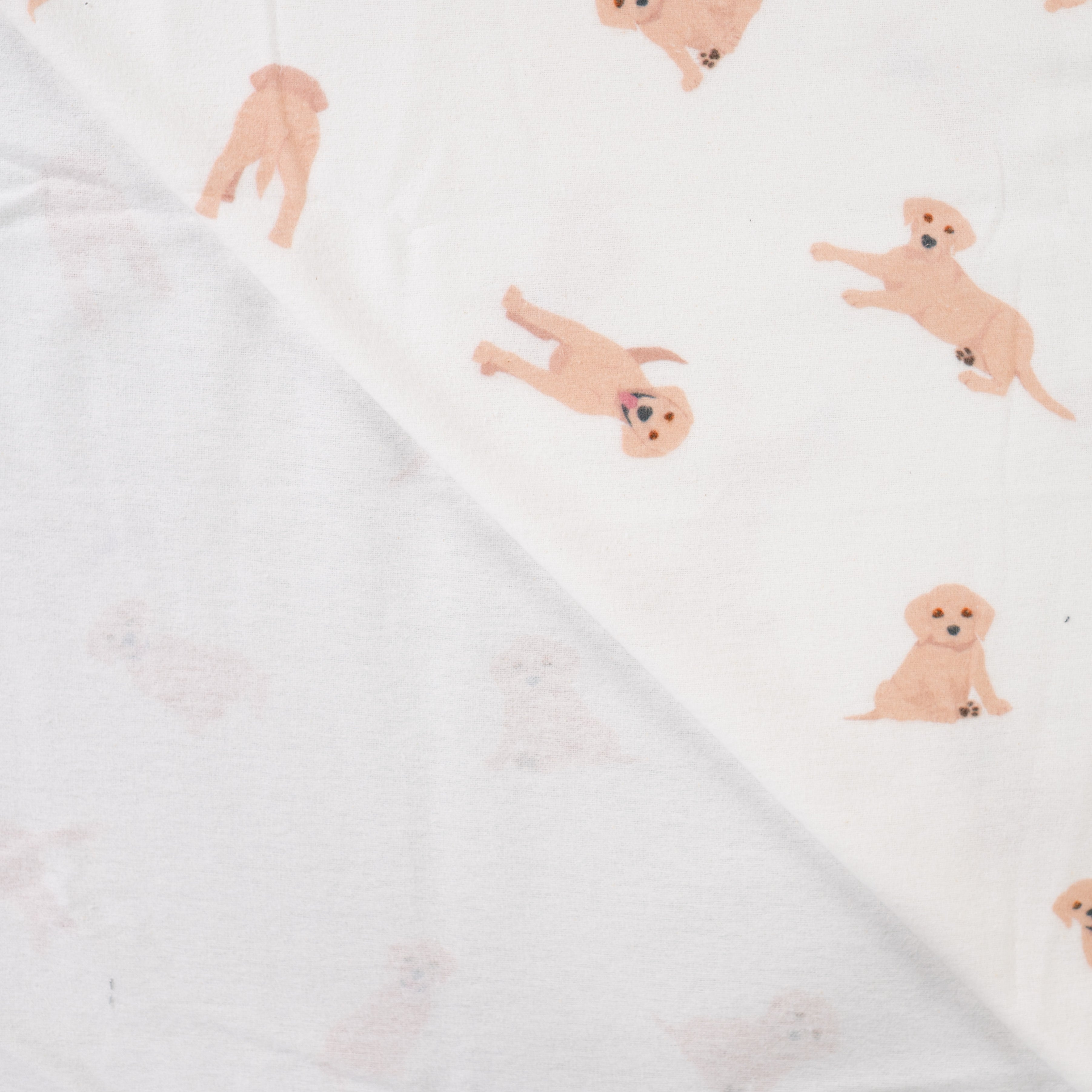 Puppies Brushed Cotton Flannel