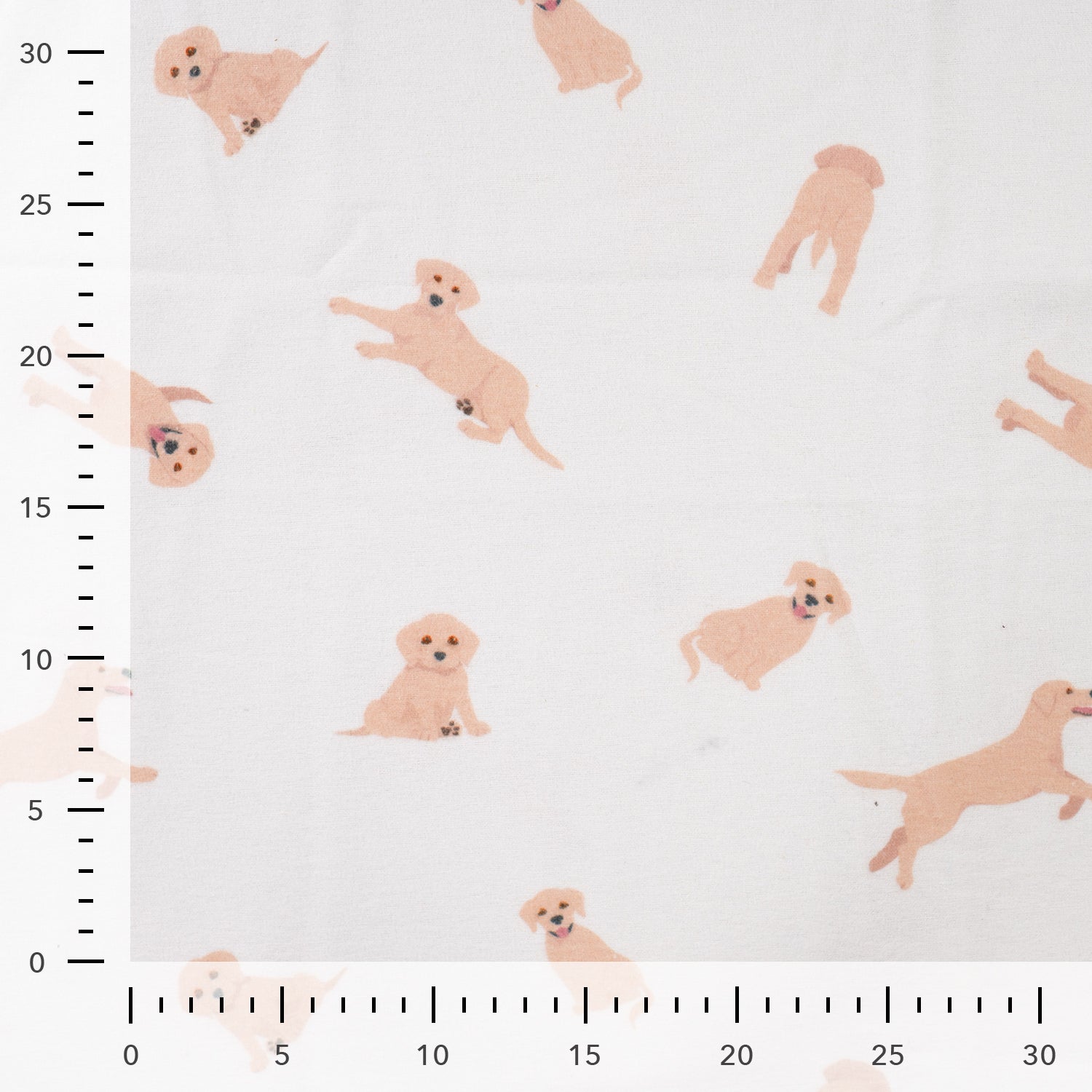 Puppies Brushed Cotton Flannel