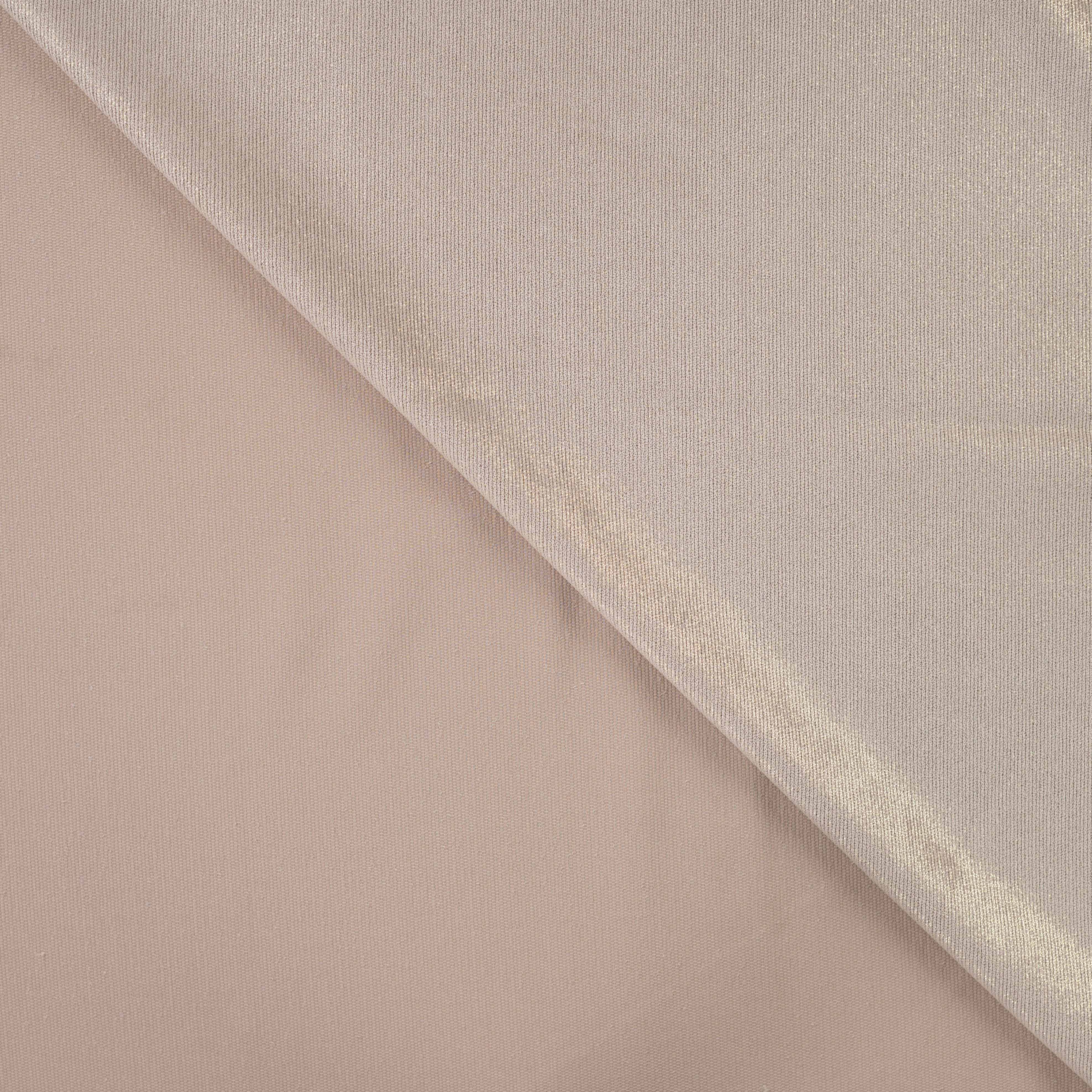 Sparkle Stretch Needlecord with Foil in Beige