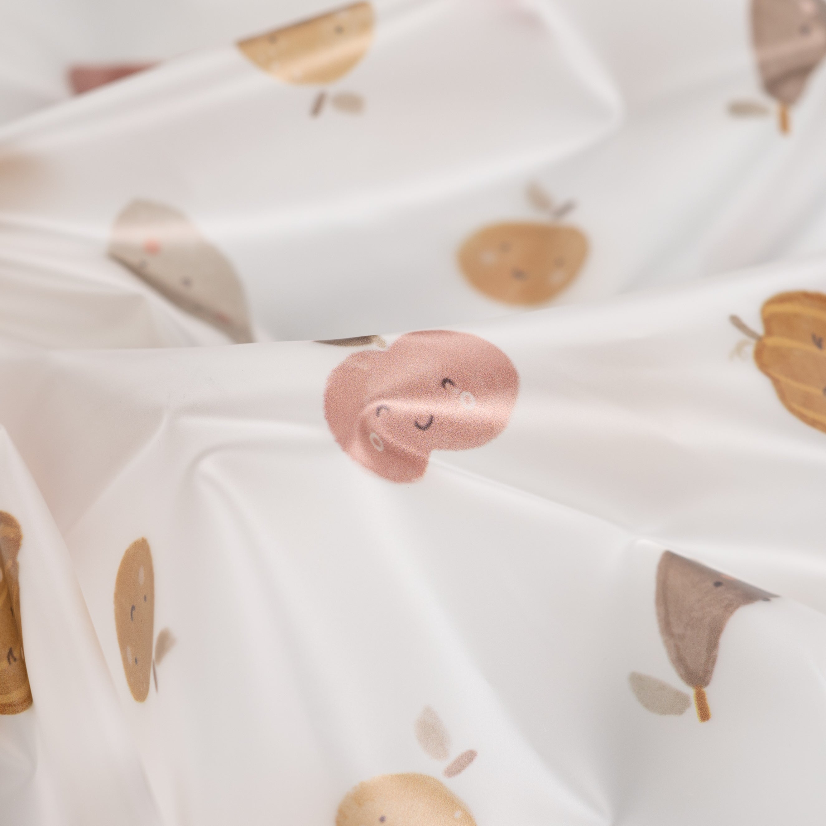 Autumn Harvest Transparent Raincoat Fabric