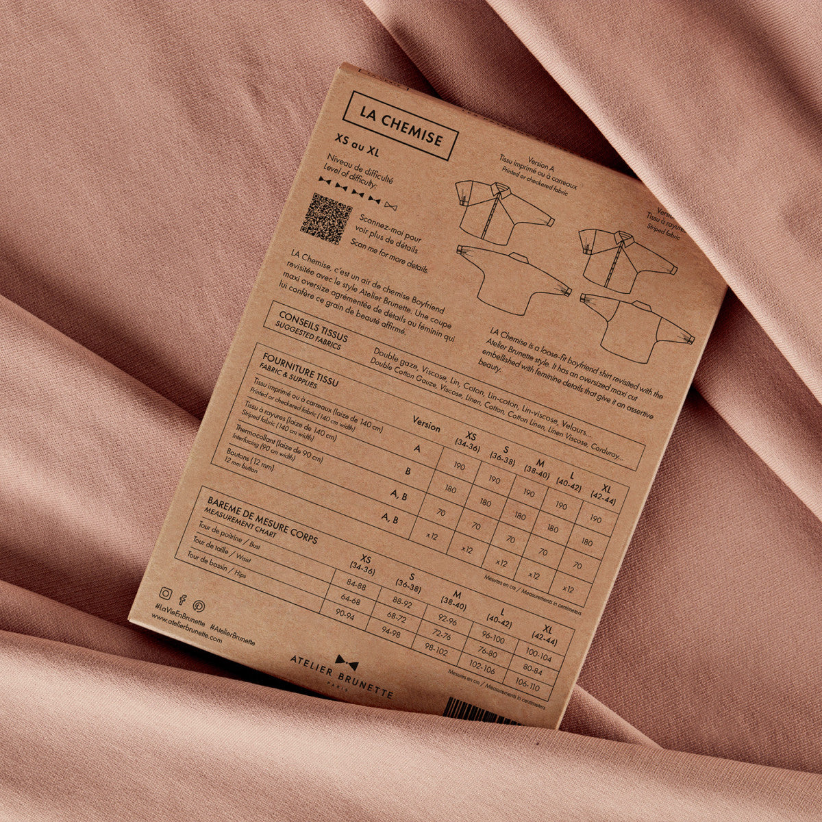 Atelier Brunette - LA Chemise Shirt Sewing Pattern