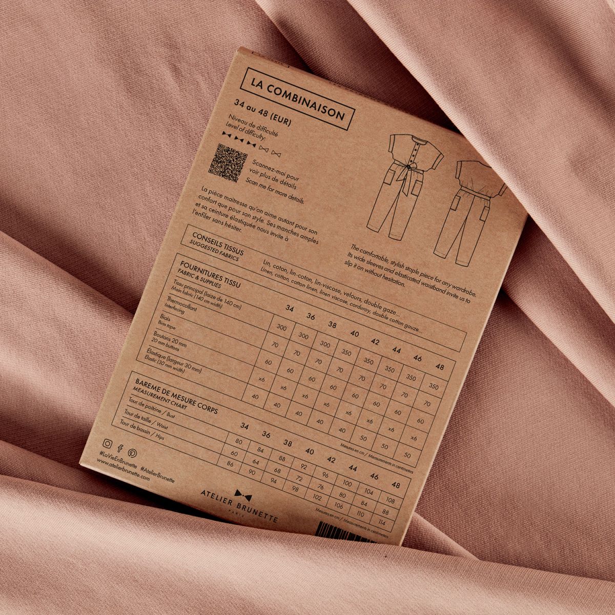 Atelier Brunette - LA Combinasion Jumpsuit Sewing Pattern