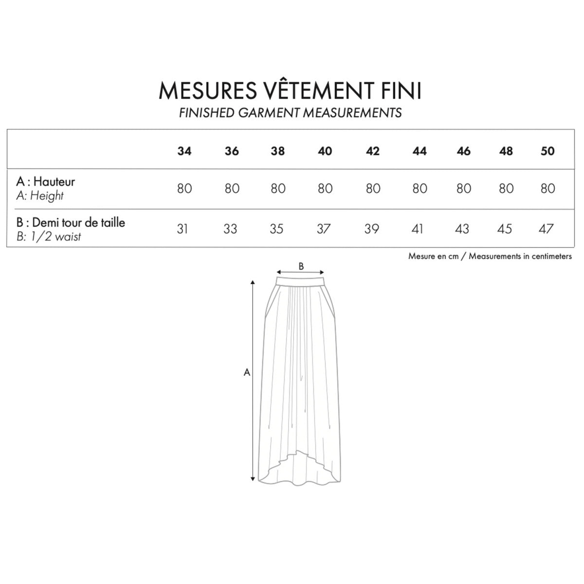 Atelier Brunette - LA Jupe Déroutante Sewing Pattern