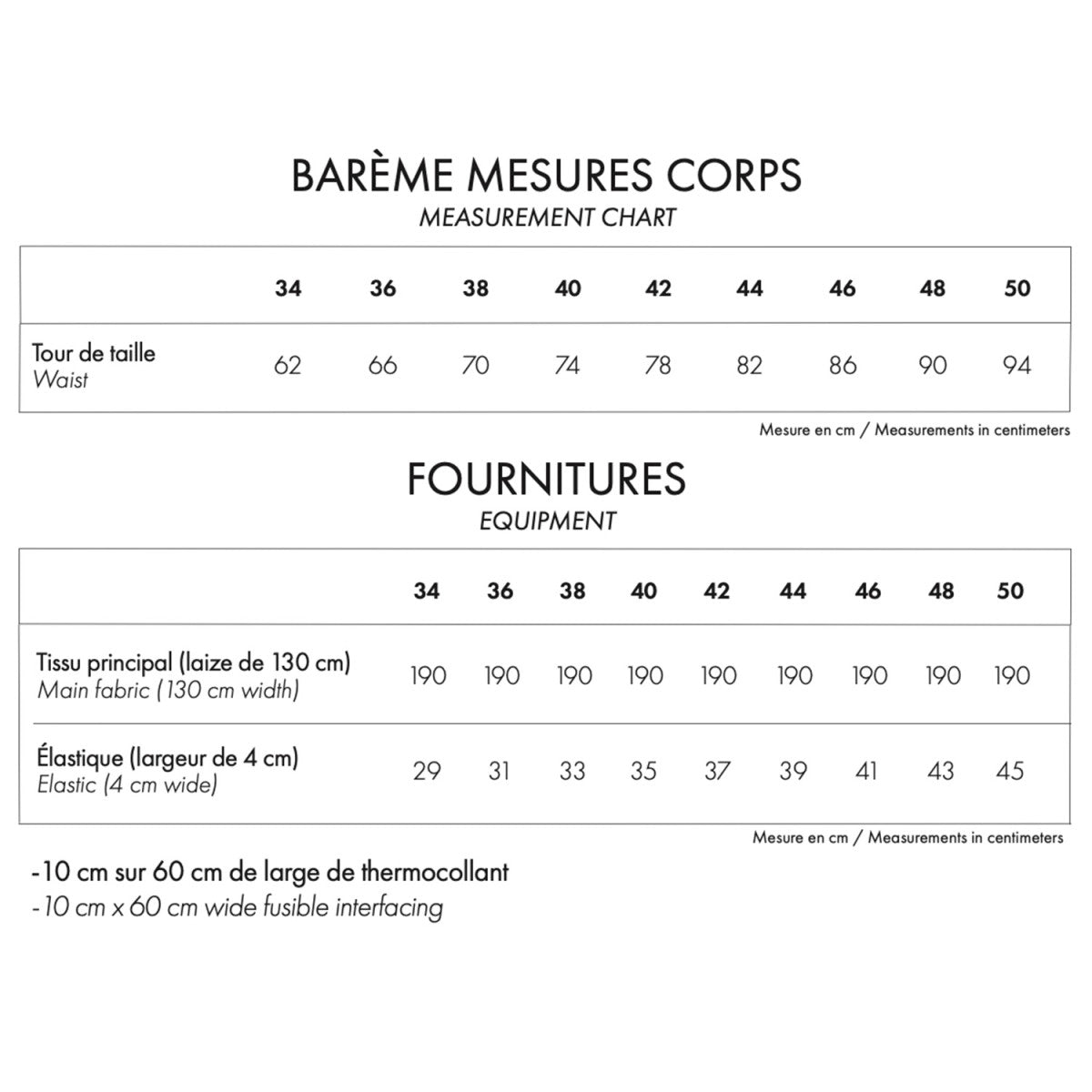 Atelier Brunette - LA Jupe Déroutante Sewing Pattern