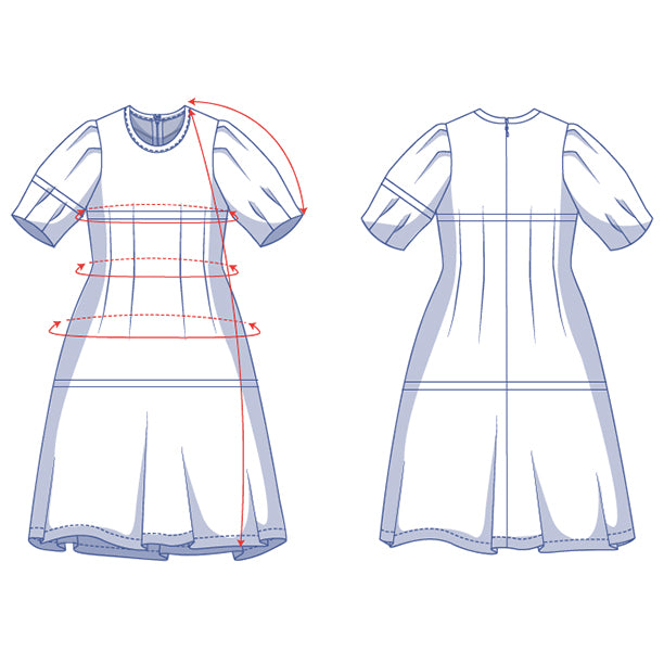 Fibre Mood - MAYA Dress Sewing Pattern