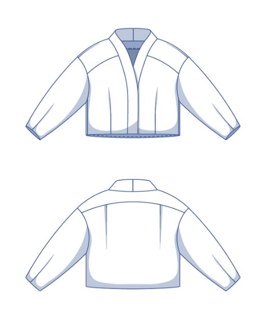 Fibre Mood - CARLY Jacket Sewing Pattern