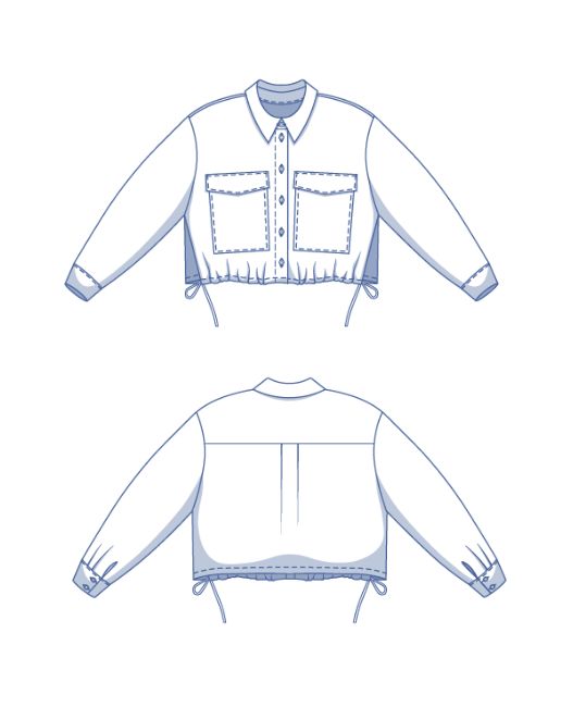 Fibre Mood - HAMSA Shirt Sewing Pattern