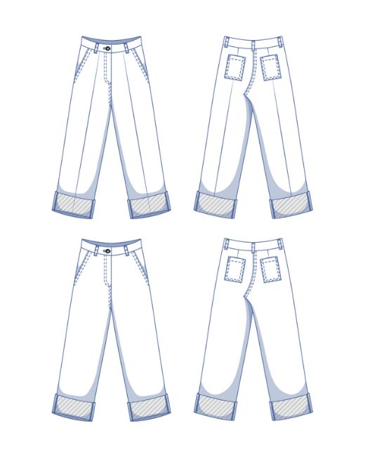 Fibre Mood - ALLIE Jeans Sewing Pattern