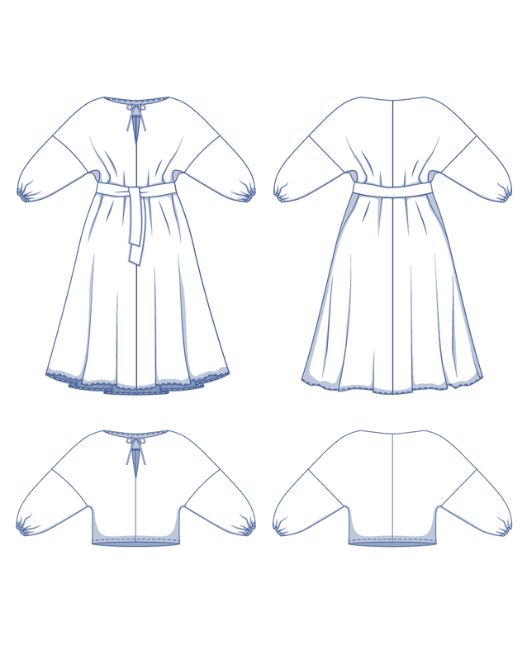 Fibre Mood - INDIA Dress & Top Sewing Pattern