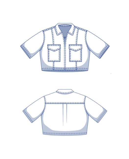 Fibre Mood - KRISTY Shirt Sewing Pattern