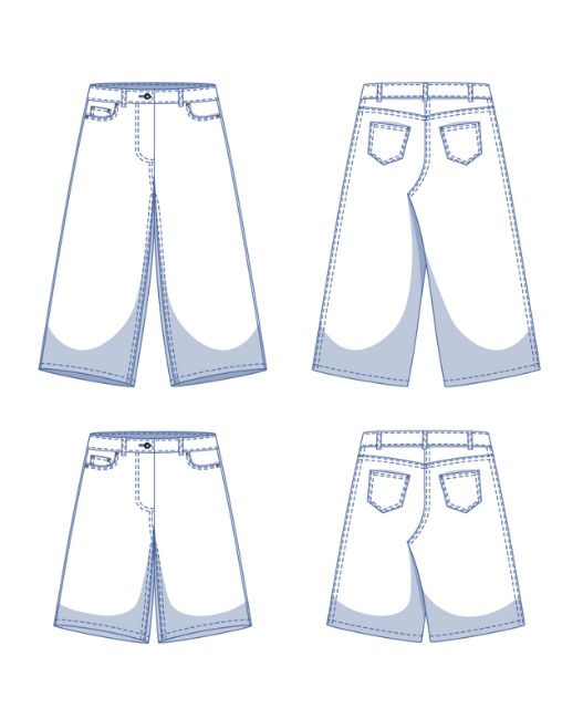 Fibre Mood - LUCIA Jeans Sewing Pattern