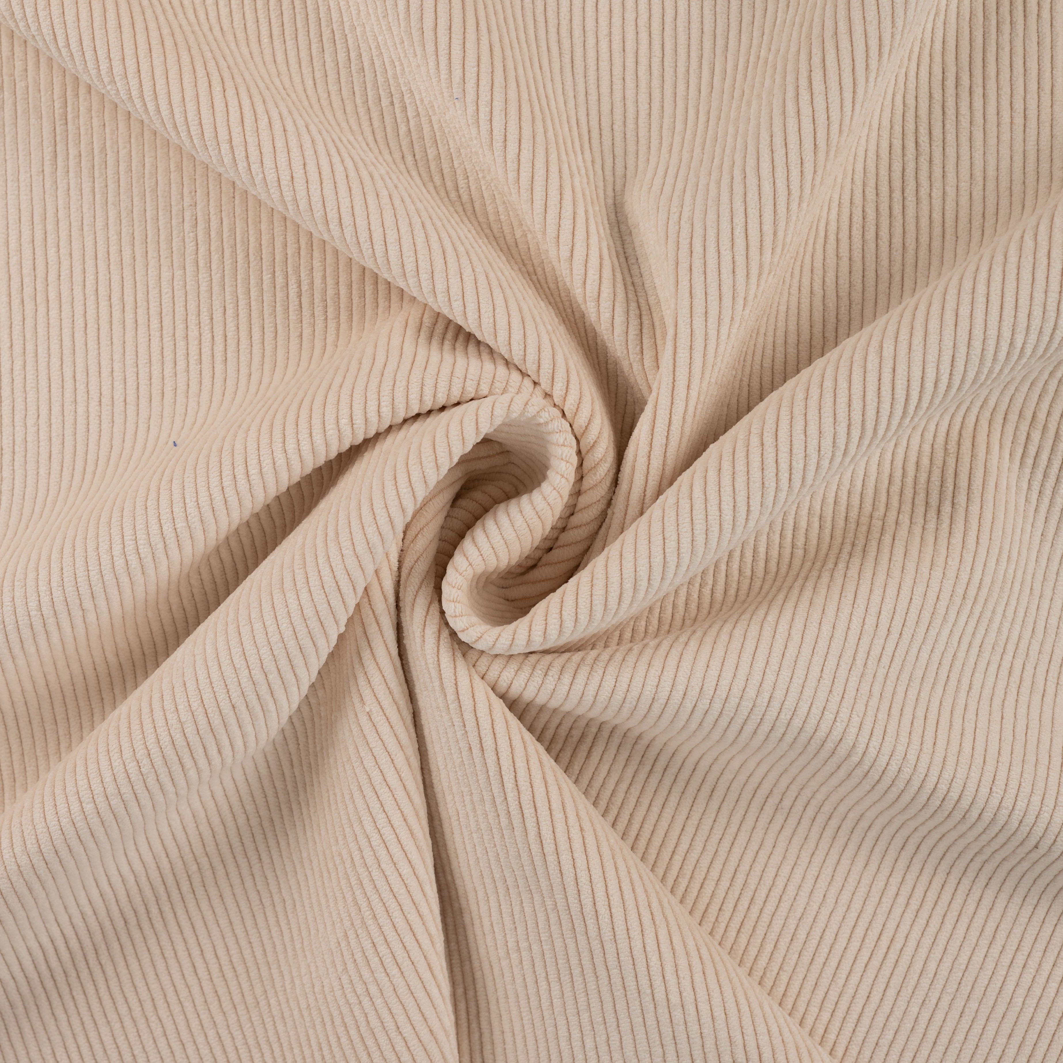 Washed Corduroy with Stretch in Creamy White