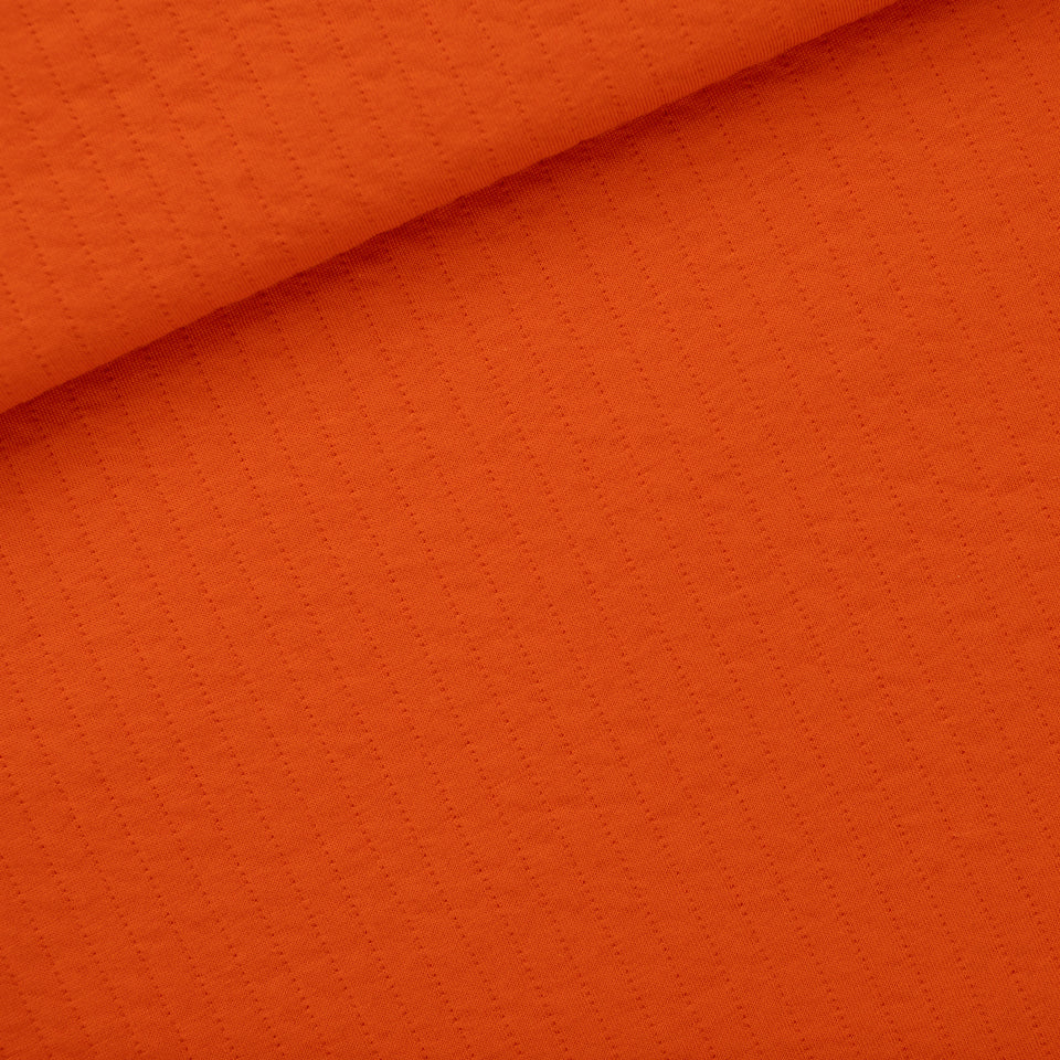 See You At Six - Flame Red Quilted Knit Extra Wide