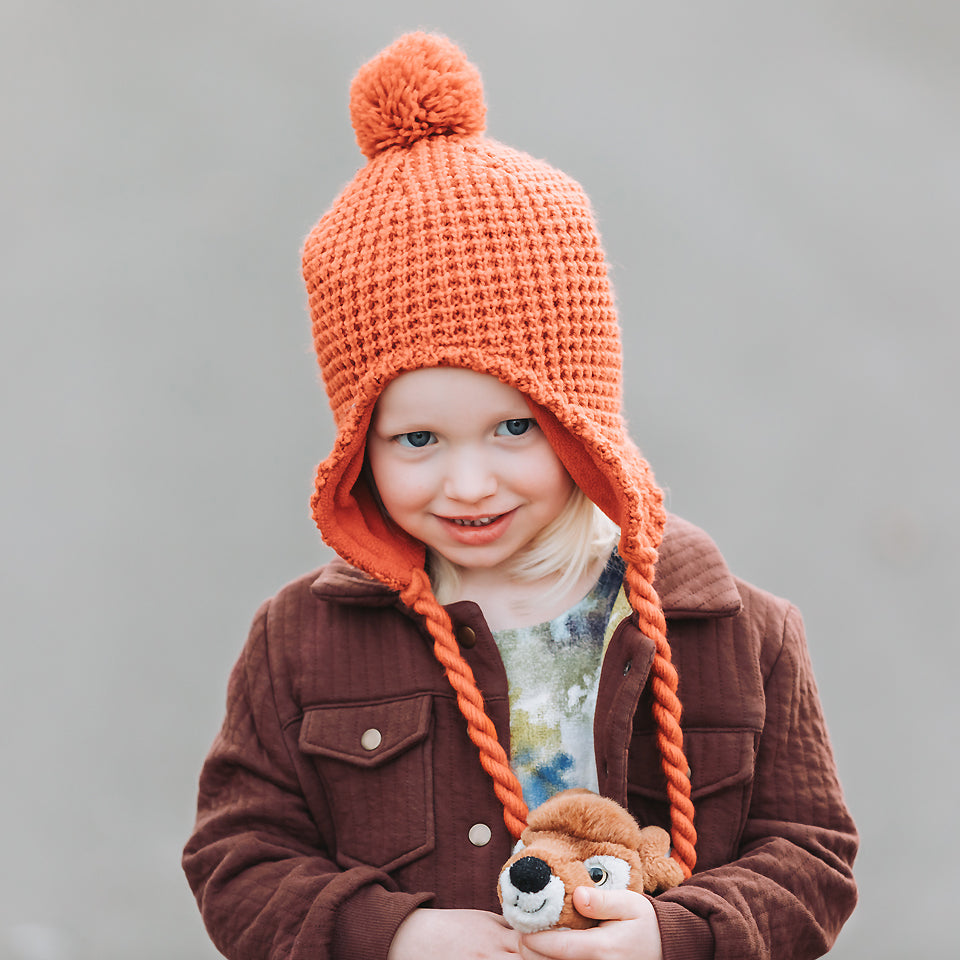 See You At Six - Raisin Brown Quilted Knit Extra Wide