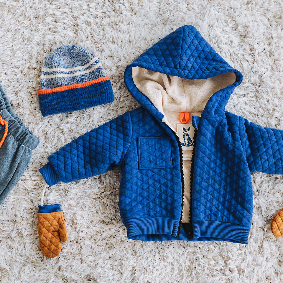 See You At Six - Buckthorn Brown Quilted Piqué Knit Extra Wide