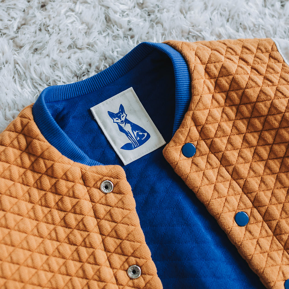 See You At Six - Buckthorn Brown Quilted Piqué Knit Extra Wide