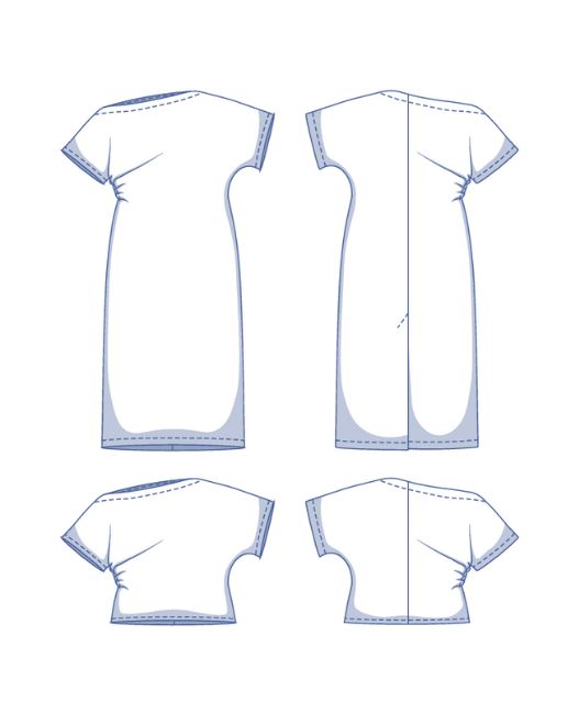 Fibre Mood - REBEL Dress and Top Sewing Pattern