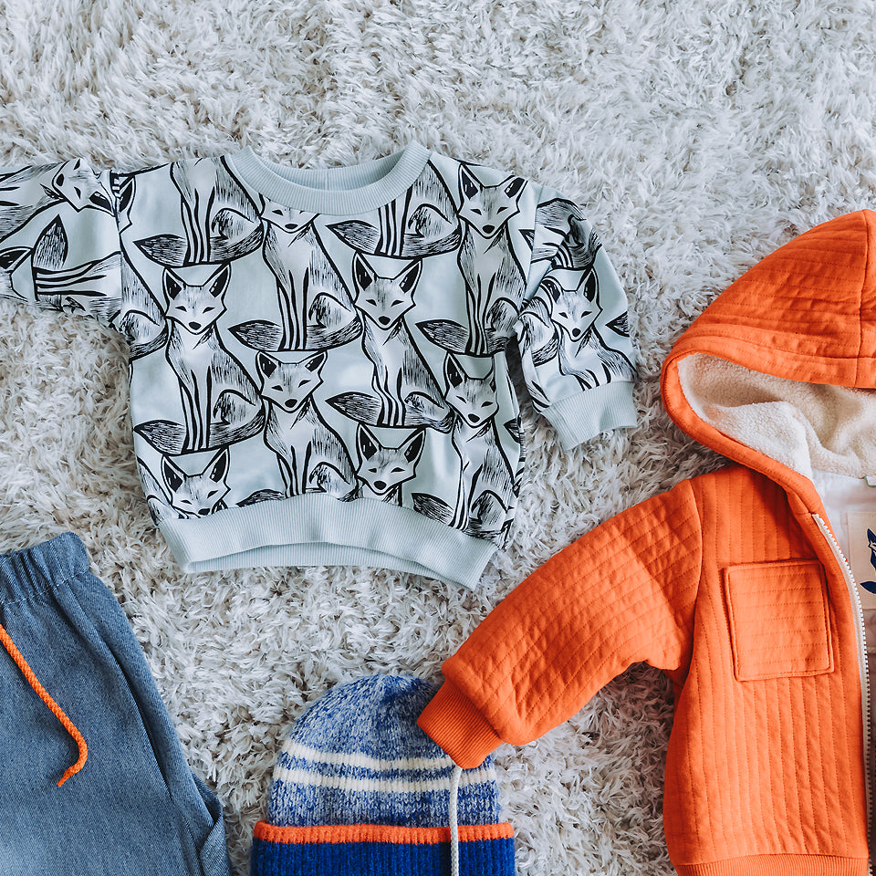See You At Six - Renard Nouveau Baby Blue French Terry