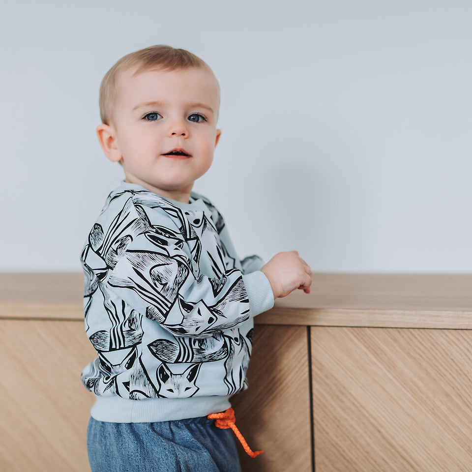 See You At Six - Renard Nouveau Baby Blue French Terry