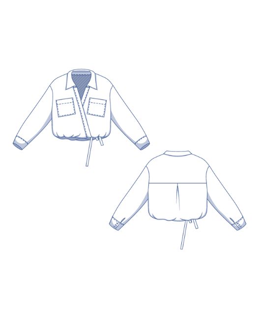 Fibre Mood - SIREN Blouse Sewing Pattern