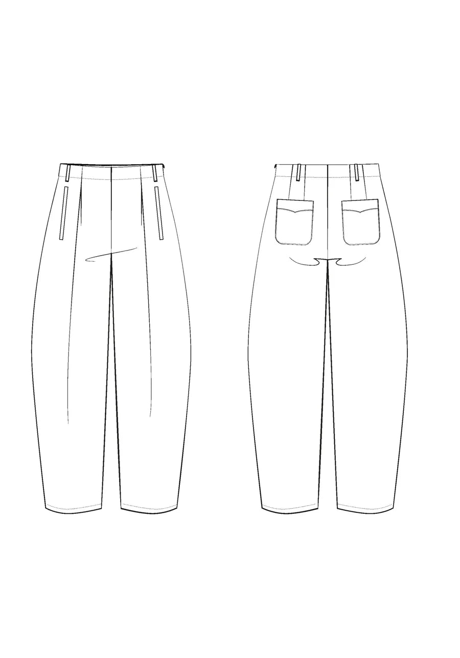 Maison Fauve - ANDREA trousers Paper Sewing Pattern