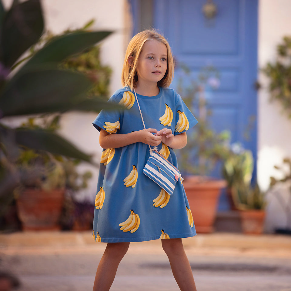 See You At Six - Bananas Sea of Belize Blue French Terry