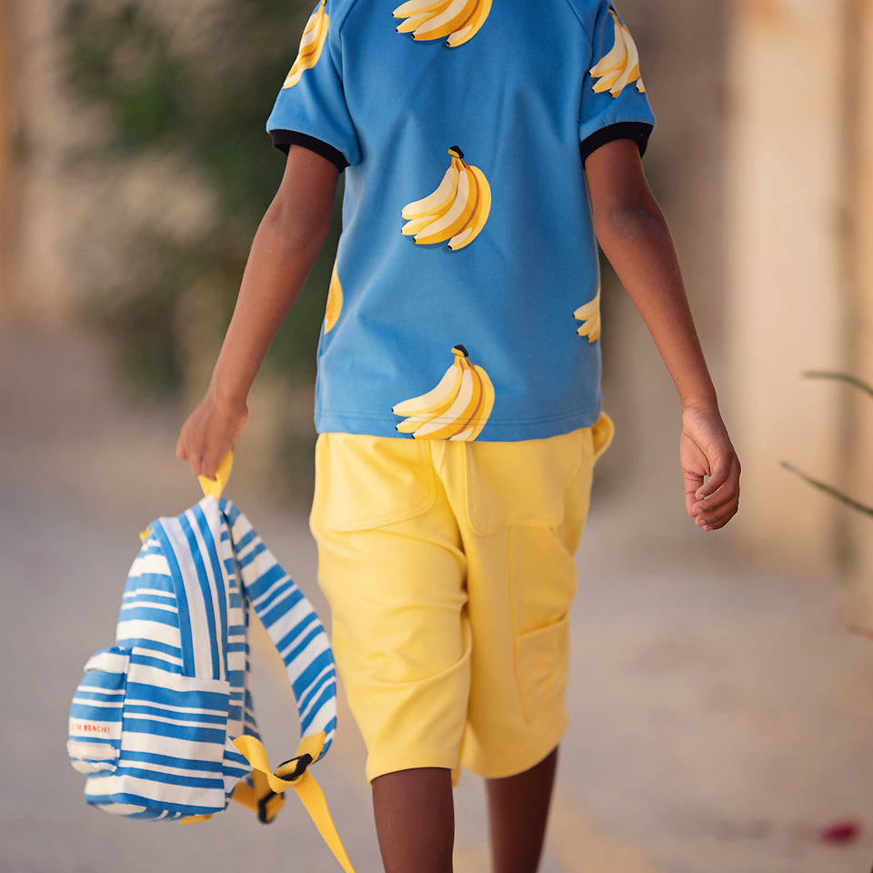 See You At Six - Bananas Sea of Belize Blue French Terry