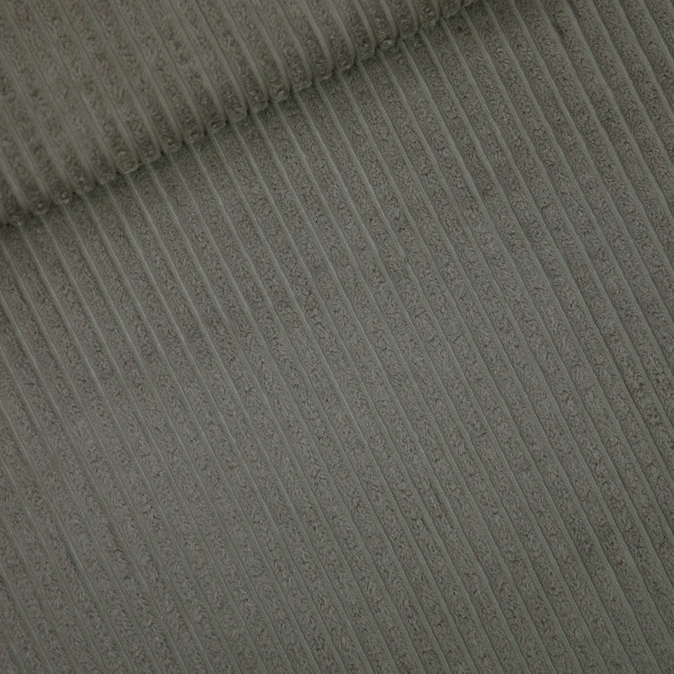 REMNANT 1.36 Metres - See You at Six - Smokey Olive Wide Rib Cotton Corduroy